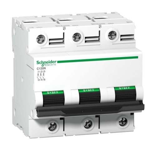 Автоматический выключатель Schneider Electric Acti9 3P 100А (B) 10кА